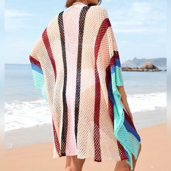 Luminous Sands Openwork Coverup - Tan - Picture 6 of 8